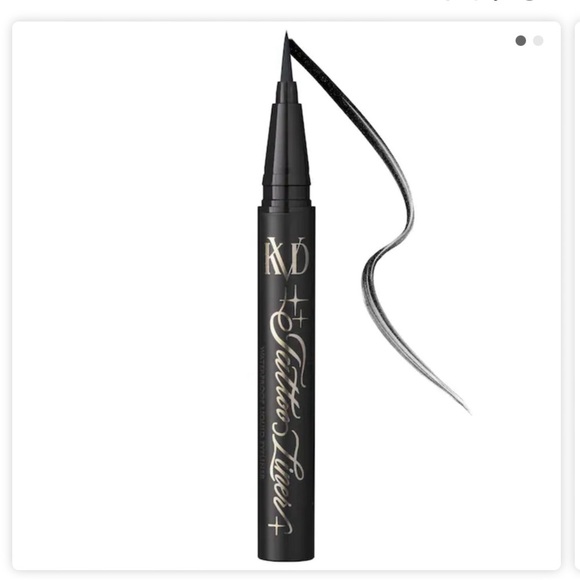 KVD Beauty Mini Tattoo Liner Vegan Waterproof Liquid Eyeliner Trooper Black NEW - Picture 1 of 4